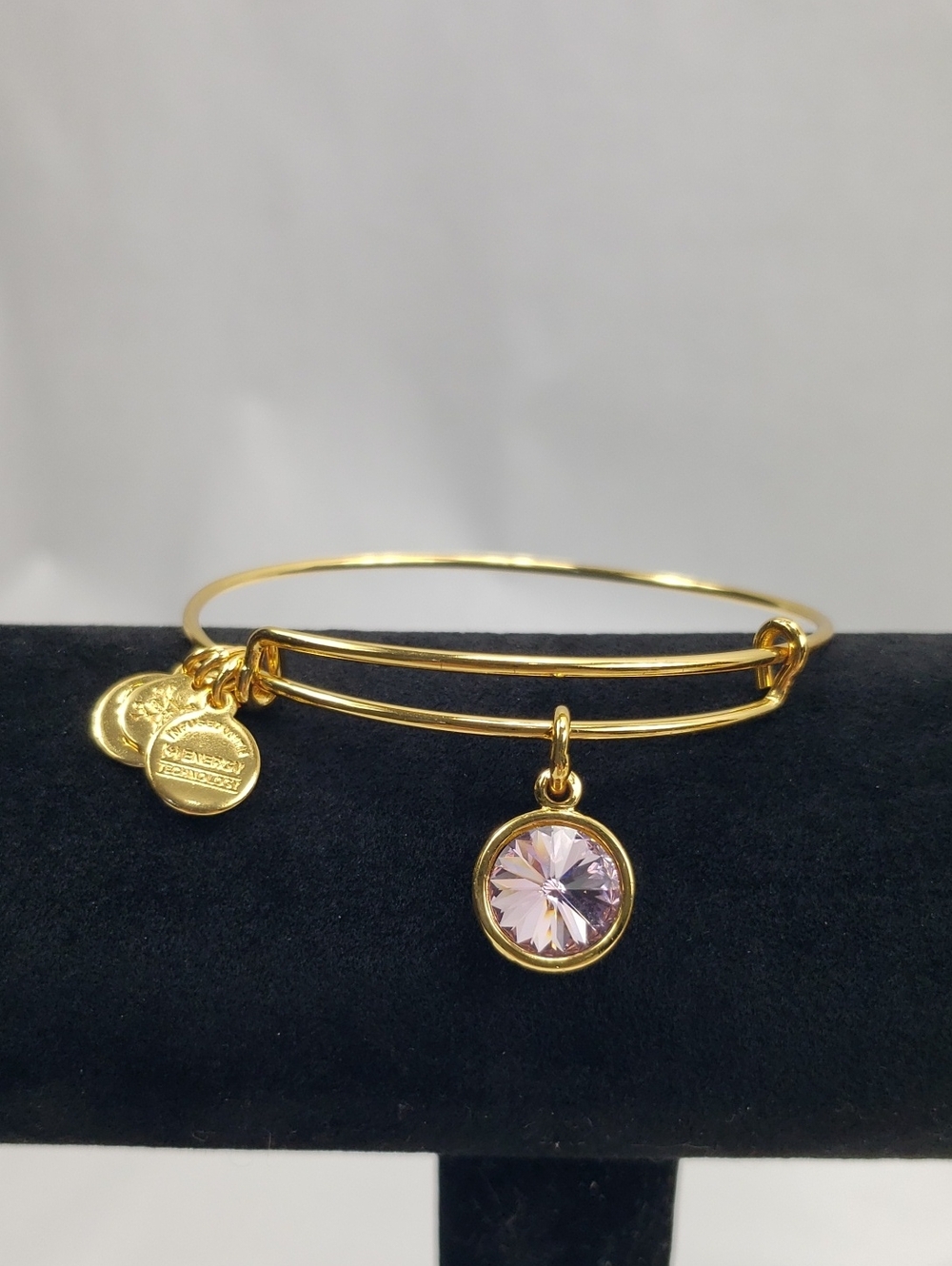 Alex and Ani Gold Tone Birthstone Bracelet